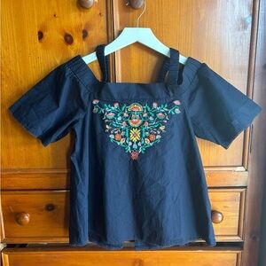 Democracy Navy Blue Blouse